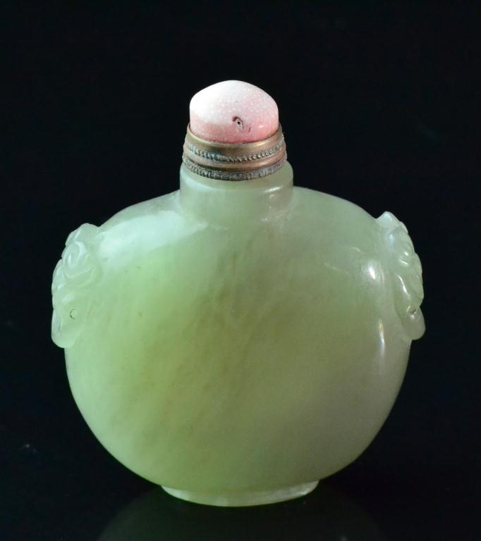 Chinese Qing Carved Jade Snuff 171ff4