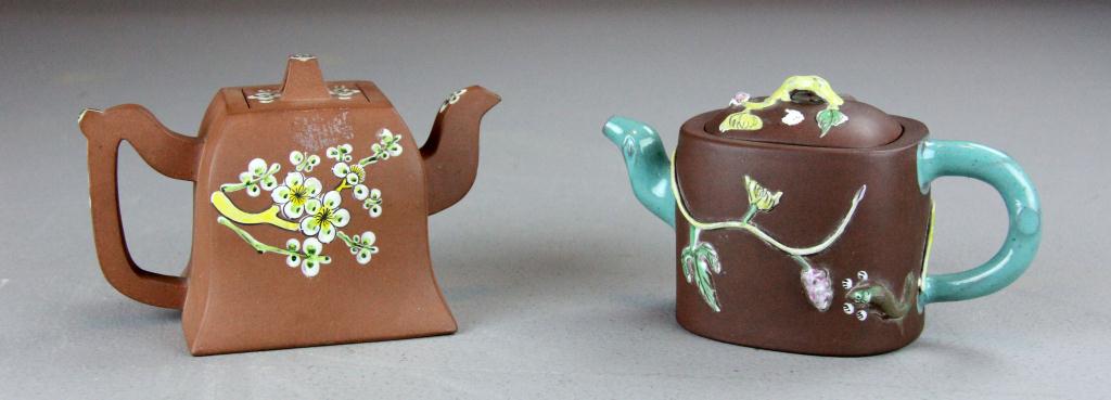  2 Chinese Yixing Pottery TeapotsConsisting 172044