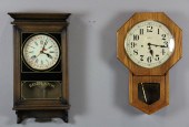  2 Wall Clocks including RegulatorConsisting 1720e5