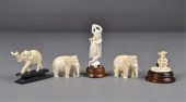 (5) Indian Ivory CarvingsTo include