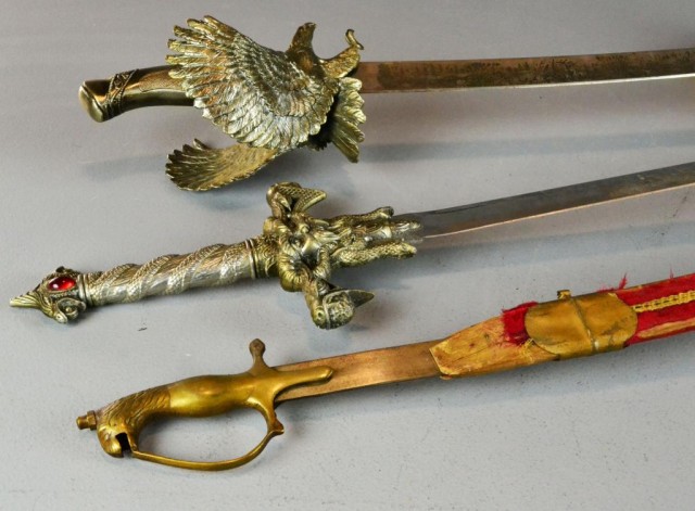  3 Various SwordsIncluding a Indian 172270