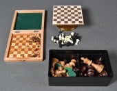 (3) Boxes of Traveling Chess ArticlesTo
