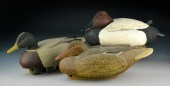 (3) Wooden Duck Decoys - SignedTo include
