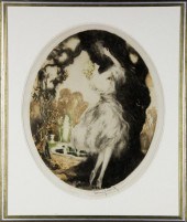 1927 Louis Icart Color Copper Plate 1725ab