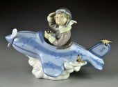 Lladro Porcelain Figurine Over the