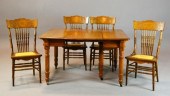 (9) Piece Oak Dining Room SetWith table