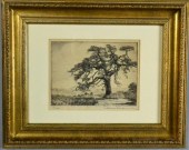 A Signed Possibly Don Swann Etching