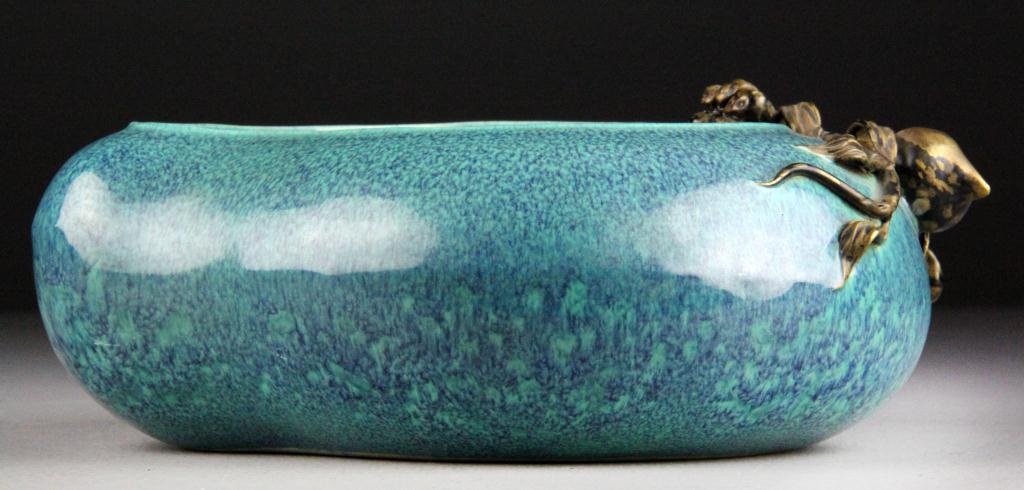 Chinese Turquoise Glaze Peach Form 172b45
