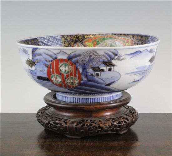 A Japanese Imari bowl mid 19th 172cc2