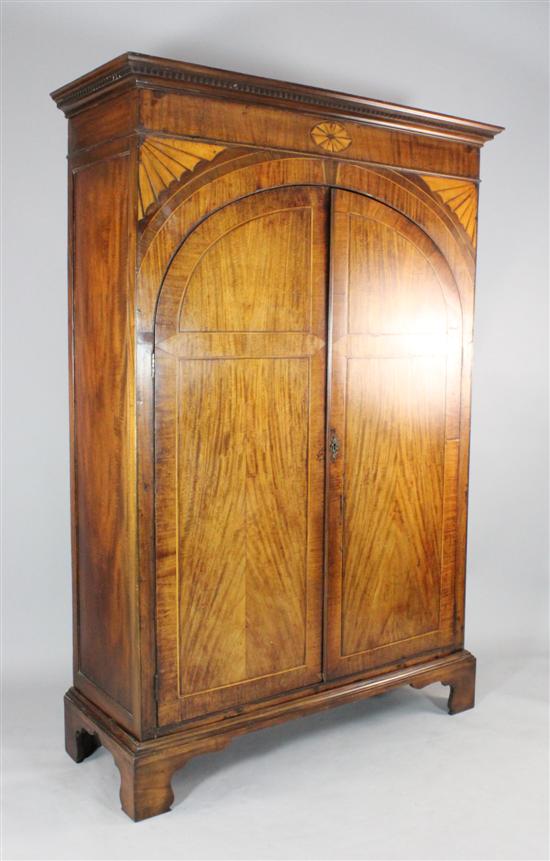 A George III satinwood inlaid mahogany 172d79