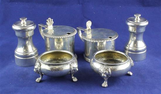 A pair of late 1950 s silver mounted 172e17