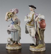 Two Meissen figures late 19th century