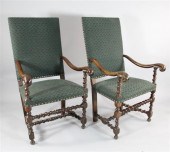 A pair of late 17th century design carved