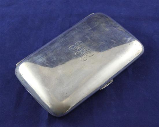 A late Victorian silver cigar case 170edc