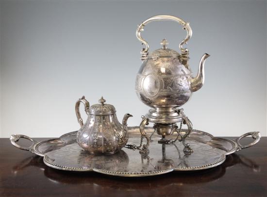 A Victorian silver teapot by Frederick 170f0a