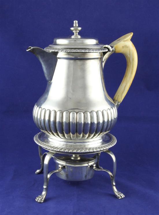 A George III demi fluted silver 170f16