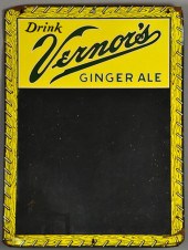Antique Vernor s Enamelled Blackboard 171180