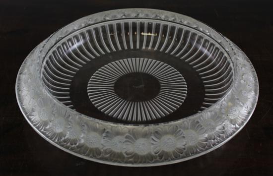 A Lalique Marguerites glass bowl 171238