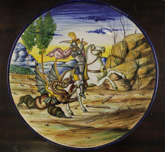 A pair of Italian maiolica chargers 171242