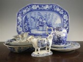 A group of 19th century blue and 171271