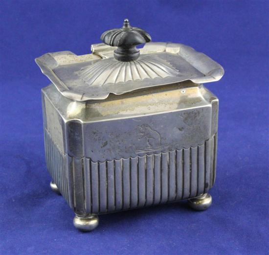 A late Victorian demi fluted silver 1713bc