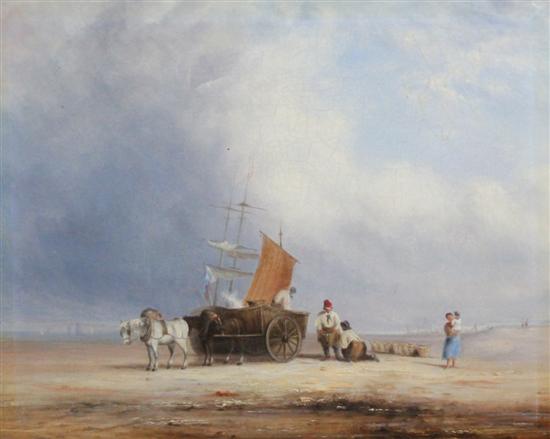 19th C Dutch School oil on canvas 1714ec
