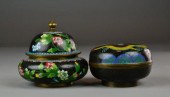  2 Pcs Chinese Cloisonne Covered 171601