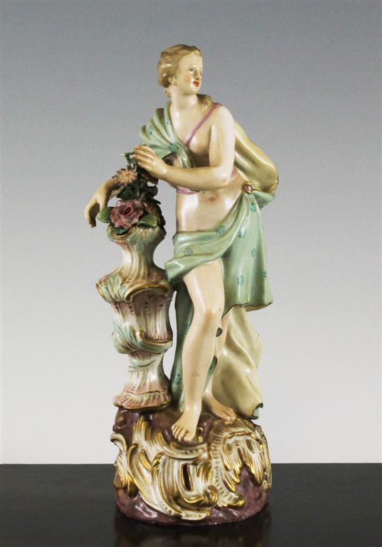 A Meissen porcelain figure emblematic 171778