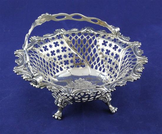 A George III silver epergne basket 17194b