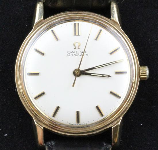 A gentleman s 1960 s 9ct gold Omega 1719eb