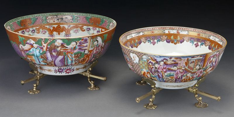 (2) Chinese Qianlong export porcelain
