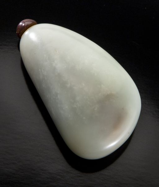 Chinese Qing carved pebble jade 174400