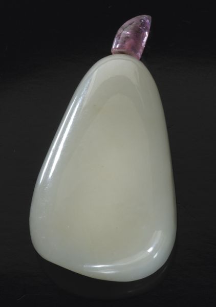 Chinese Qing carved pebble jade 174516