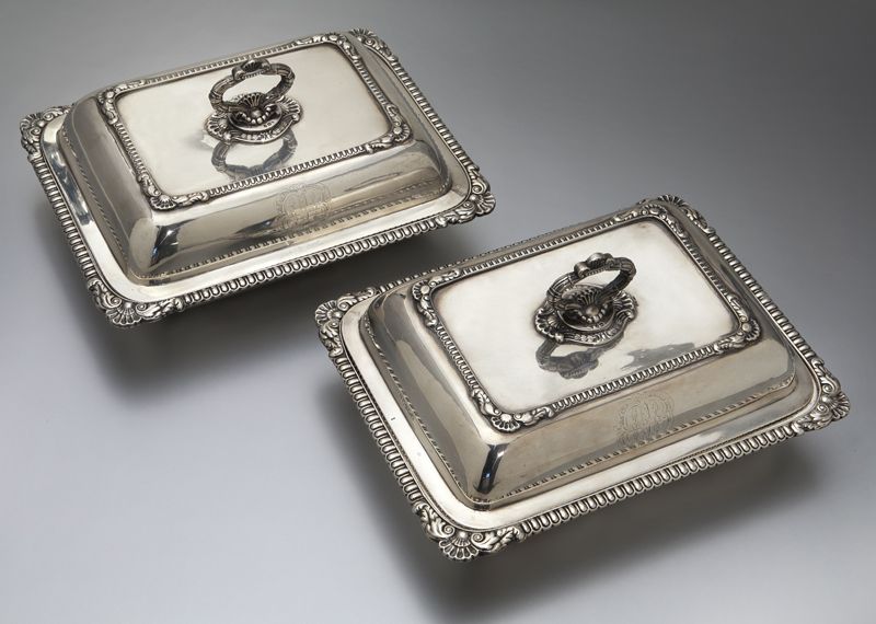 Pr English Regency sterling silver 174610