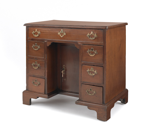 George II mahogany kneehole desk 174837