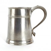 New York pewter mug ca. 1775 bearing