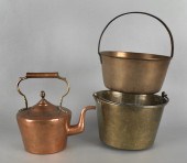 English copper tea kettle early 19th