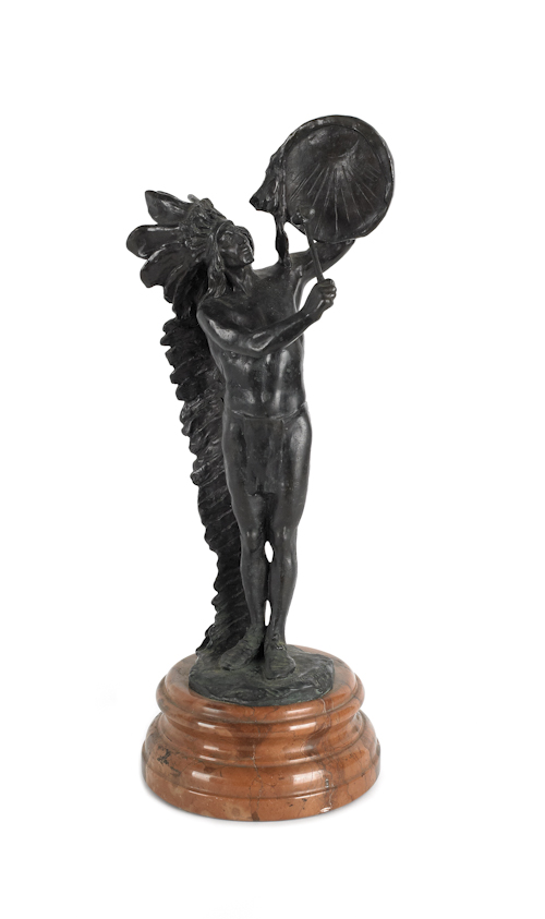 Bronze sculpture of an Indian warrior 175460