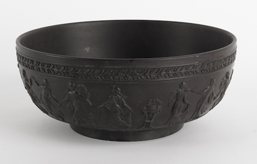 Wedgwood black basalt bowl with 17571d