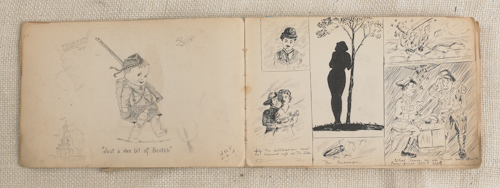WWI sketchbook by Private Jo Wright 17578f