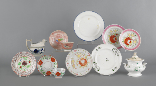 Group of miscellaneous early porcelain 1757c7