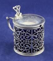 A George III pierced silver drum 173289