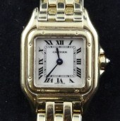 A ladys 18ct gold Cartier Panthere