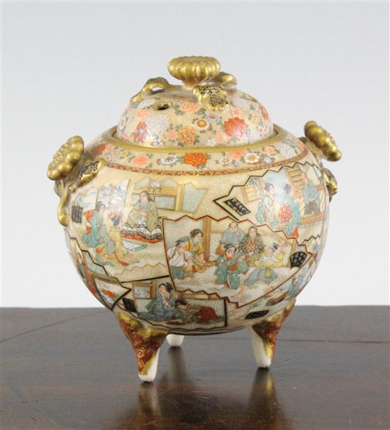 A fine Japanese Satsuma pottery 1738ab