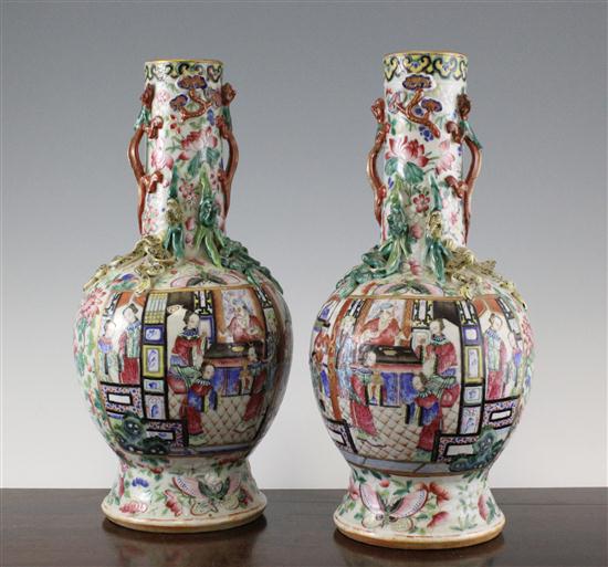 A pair of Chinese Canton decorated 17392e