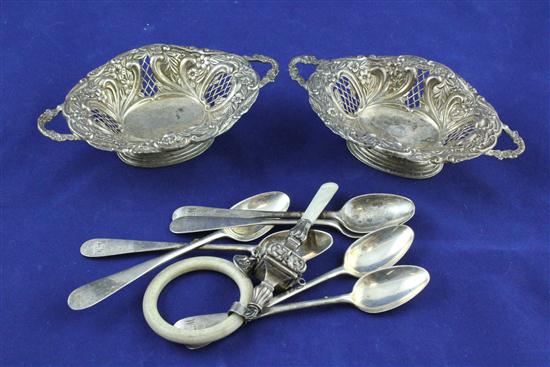 A set of six George III Scottish silver Old