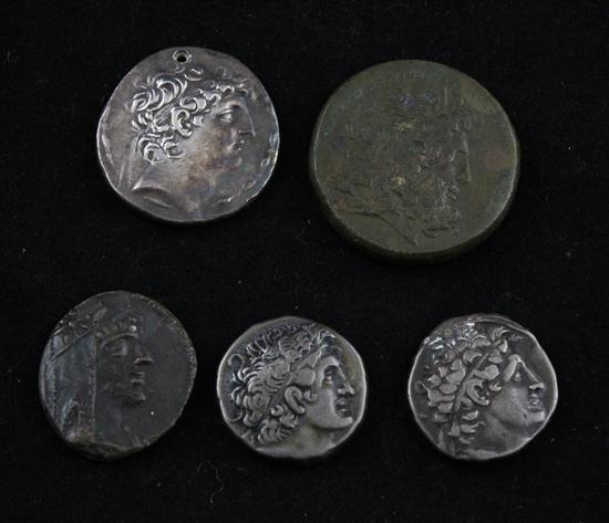 Two Ancient Greek silver didrachms  173a79