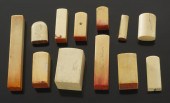 (12) Chinese carved ivory seals(International