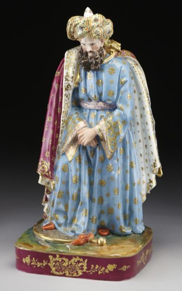 French porcelain Sultan figural 173c6a