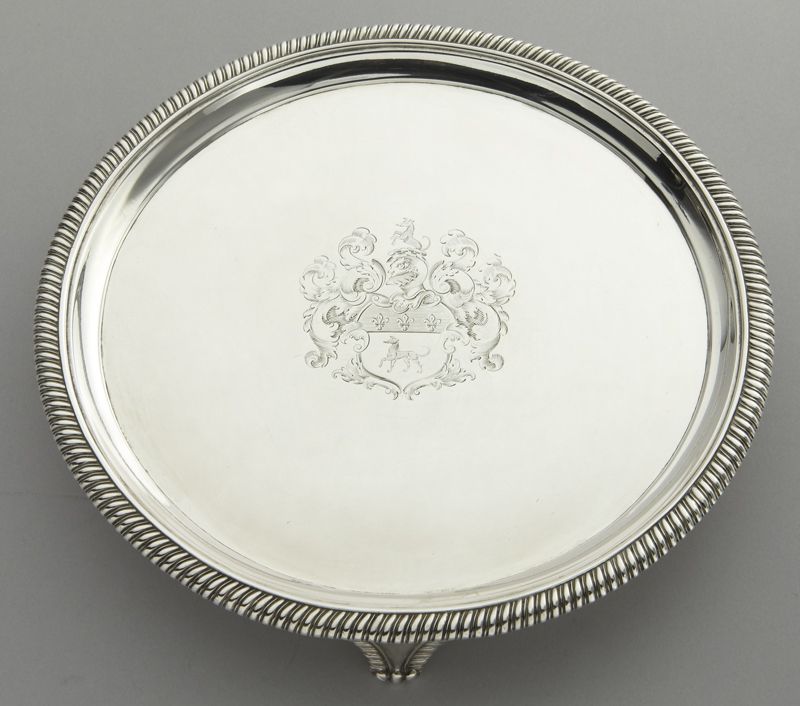 George III sterling silver salver 173d63